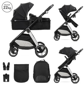 Комбинирана детска количка 2в1 ASPEN LORELLI - BLACK