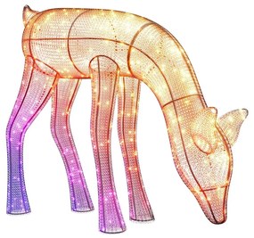 Twinkly TW3RD140SPP-TEU - LED RGBW Димируем екстериорен северен елен 160xLED IP44 Wi-Fi