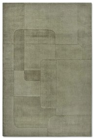 Зелен ръчно изработен вълнен килим 190x280 cm Charlotte – Villeroy&amp;Boch