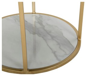 Нощно шкафче в черно и златно Montpellier - Mauro Ferretti