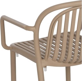 Бежов пластмасов трапезен стол Alia – Ixia