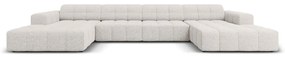 Светлосив ъглов диван (U-образен) Chicago - Cosmopolitan Design