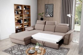 Ъглов диван Trieste-Left-Beige Light