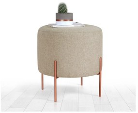 Бежова табуретка Copper – Artie