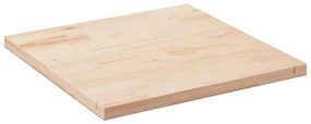 824395 vidaXL Плот за маса, 90x90x2,5 см, бор масив, квадратен