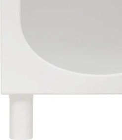 Детски скрин atmosphera Tara, 4 отделения, MDF, Бял