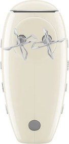 Ръчен миксер SMEG 50's Style HMF01CREU, 250W, 9 скорости, Турбо, Скрит LED дисплей, Таймер, Аксесоари, Кремав