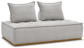 Светлосив диван от прежда с примки от букле 175 cm Elisa – Bobochic Paris