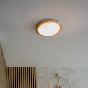 Модерна таванна лампа златиста 31 см IP44 - Yuma