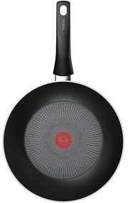 Уок Тиган Tefal C2921953 Force, 28 см, Незалепващо покритие, Thermo-Fusion, Индукция, Черен