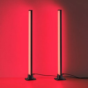 Черна метална LED настолна лампа (височина 55 cm) Boy – Reality