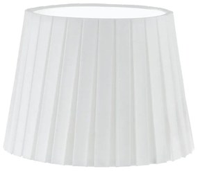 Eglo 49412 - Абажур VINTAGE бяла плисирана E14 диам. 25 cm