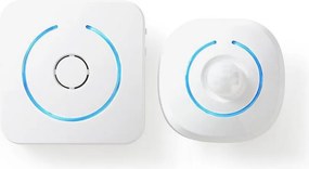 Nedis ALRMMW20WT - Аларма с безжичен сензор за движение 6xAA бяла