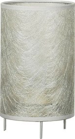 Настолна лампа СЕТА, титан, абажур Басари Сребро, 1xE27