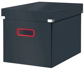 Сива картонена кутия за съхранение с капак 32x36x31 cm Click&amp;Store – Leitz
