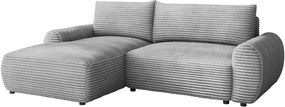 Ъглов диван Bello-Сиво-Ляв