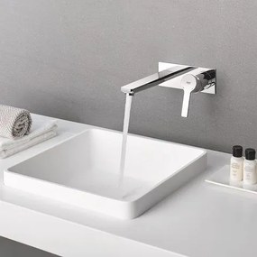 Кран за мивка Grohe Lineare New-Дължина 17 см.-Сребърен Mat