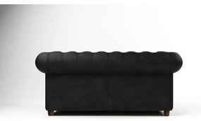 Диван от черно кадифе 184 cm Cambridge - Ropez