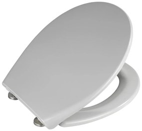 WENKO 22402100-WC седалка SAMOS 44,5x37,5 см сива/сребриста