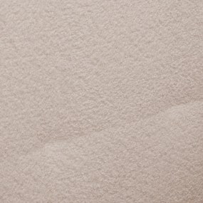 Бежова табуретка от плат bouclé Ariella - Ropez