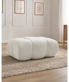 Бяла шенилова табуретка Ivane – Bobochic Paris