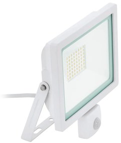 Eglo 64876 - LED Прожектор със сензор FILETTI LED/30W/230V 3000K IP44 бял