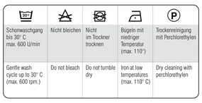 Сива завеса 140x245 cm Len Uni – Sehlbach