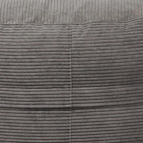 Пуф от рипсено кадифе в цвят горчица Roll 135 – SLOWDOWN