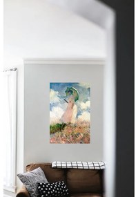 Репродукция на картина 40x60 cm Woman with sunshade - Fedkolor