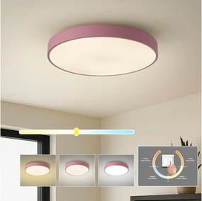 Brilagi - LED таванно осветително тяло POOL LED/60W/230V 3000/4000/6000K 50 cm розово