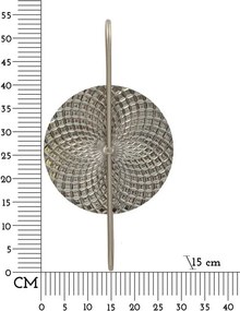 Метална стенна лампа в сребрист цвят Silvery – Mauro Ferretti