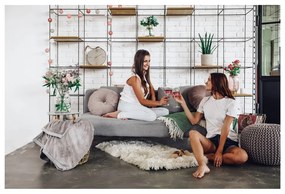 Сив и кафяв диван Jagger pouf - Bonami Essentials