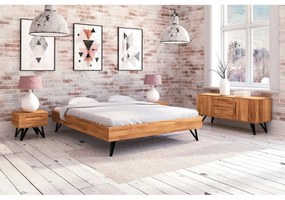 Двойно легло от букова дървесина 160x200 cm Golo - The Beds
