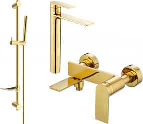 Mexen Zero DF70 Комплект за вана, златен - 7113DF70-50