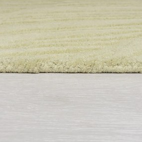 Зелен вълнен килим 60x230 cm Lino Leaf - Flair Rugs