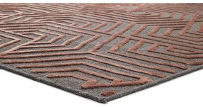 Червен килим Lana, 67 x 105 cm - Universal