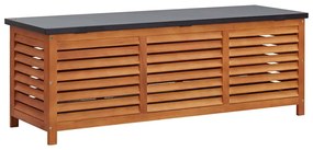 47286 vidaXL Градински сандък за съхранение, 150x50x55 см, евкалипт масив