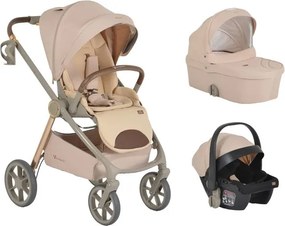 Детска количка 3в1 Unique CANGAROO - Macadamia-Beige