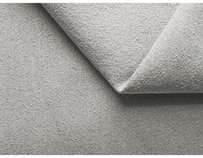 Светлосиво двойно тапицирано легло с място за съхранение и включена подматрачна рамка 180x200 cm Kiana – Makamii