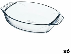 Ястие за печене Pyrex Irresistible Овална 35,1 x 24,1 x 6,9 cm Прозрачен Cтъкло (6 броя)