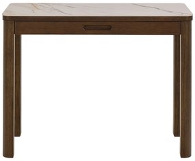 Конзолна маса с керамичен плот в бежов и тъмнокафяв цвят 40x100 cm Southampton – Actona