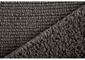 Сива памучна постелка за баня Luca, 60 x 100 cm - Tiseco Home Studio