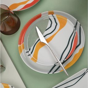 Комплект за хранене 18 части пъстроцветен/порцелан