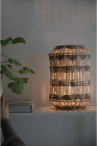 Настолна лампа в естествен цвят с текстилен абажур/с абажур от юта (височина 35 cm) Ano – Markslöjd