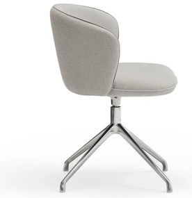 Светлосиви тапицирани трапезни столове в комплект 2 бр. Add – Teulat