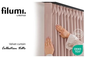 Светлорозова затъмняваща завеса 200x270 cm Velto – Filumi