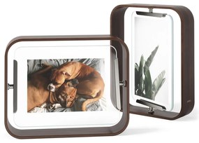 Тъмнокафява дървена стояща рамка 19x24 cm Bellwood - Umbra