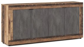 Комод RUNEA тъмно кафяв/антрацит