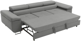 Диван Torezio триместен-Сива кожа