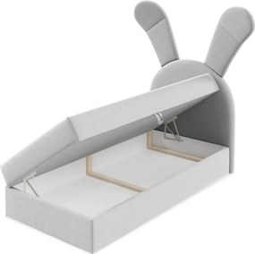 Детско Тапицирано легло Bunny Light-Gkri-Deksia